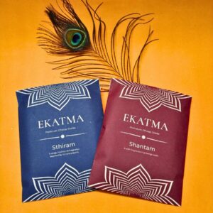 Ekatma Shantam-Sthiram Premium Pooja Dhoop Sticks Combo | Bambooless Incense Sticks