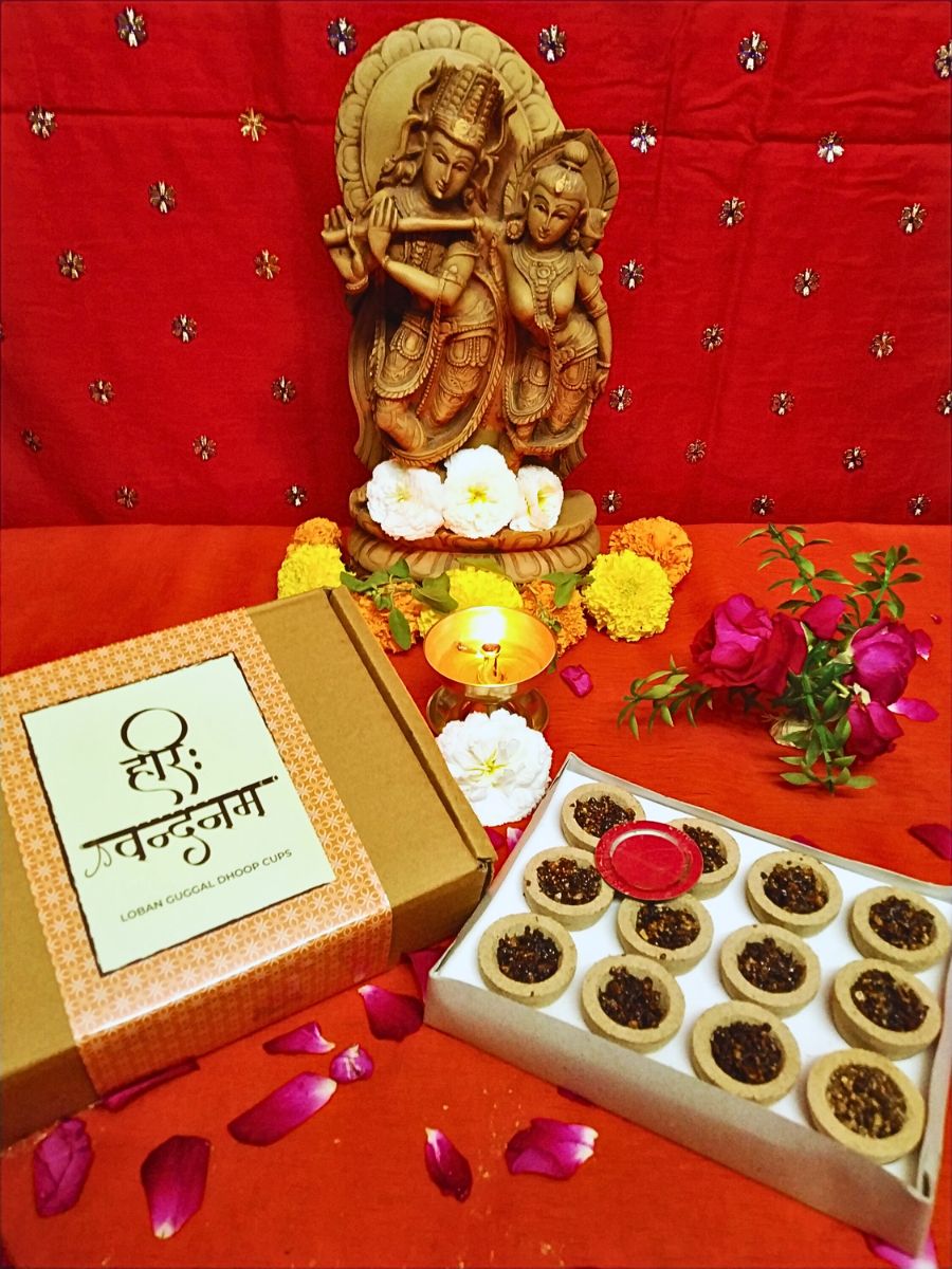 Hari Vandanam Loban Guggal Dhoop Cups | Dhoop for Pooja - Image 1